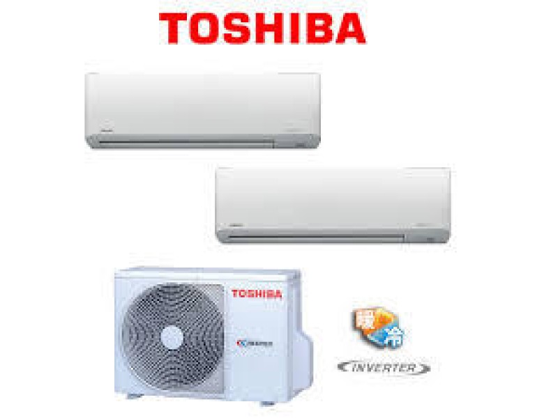 東芝TOSHIBA一拖多聯分體機（淨冷）1匹+1匹